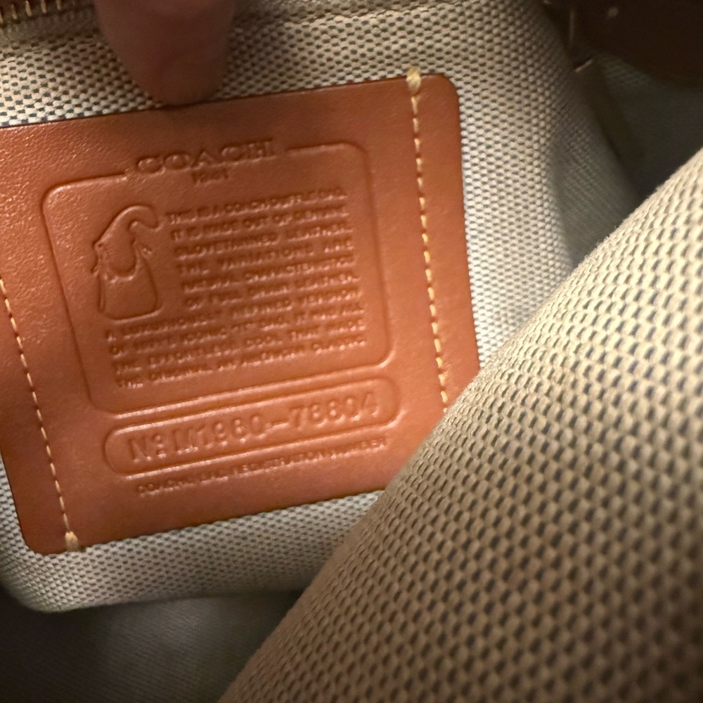Green Coach Leather Crossbody Bag - Picture 2 of 3